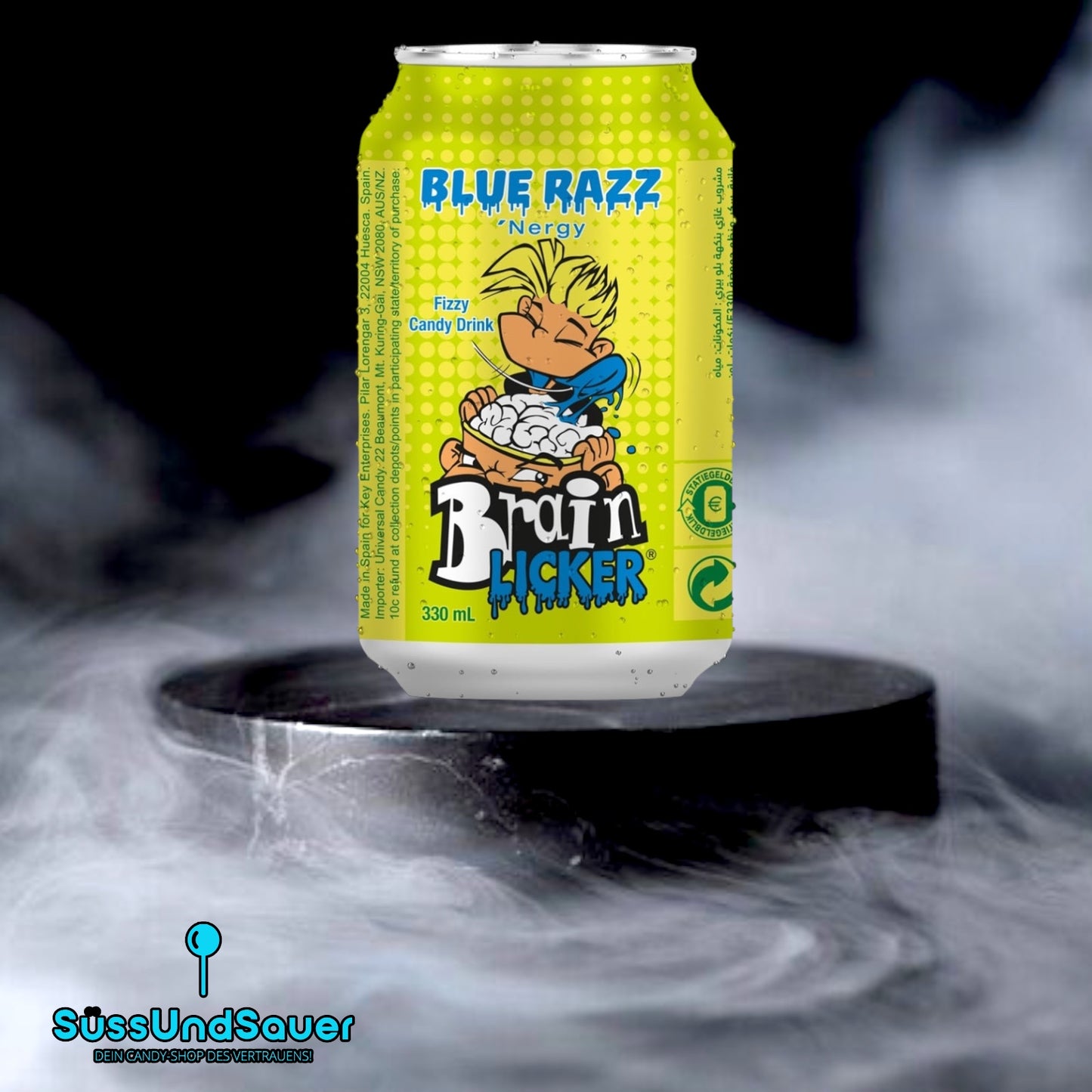 Brain Licker Sodasplash Blue Razz 330ml