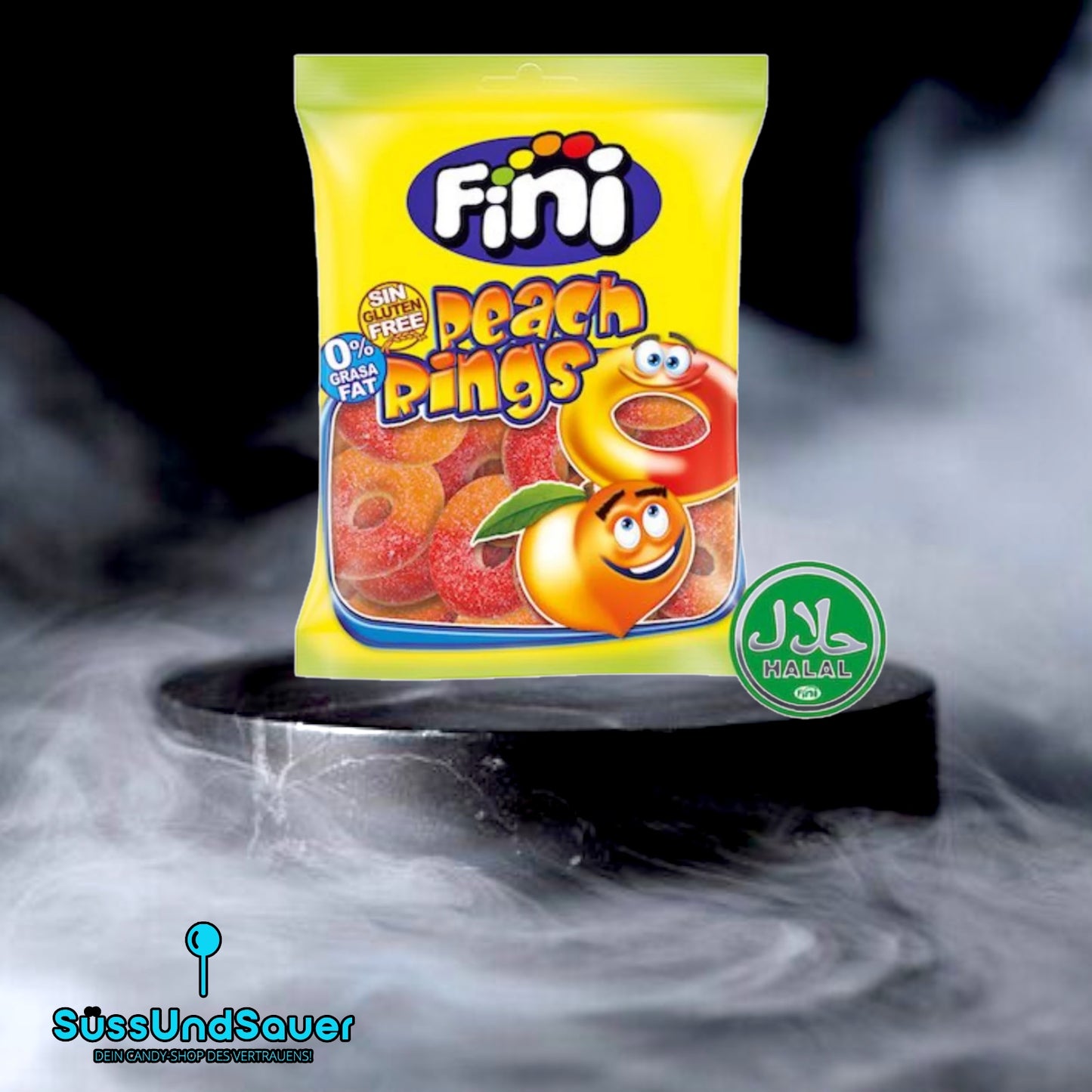 Fini Peach Rings 100g (Halal)