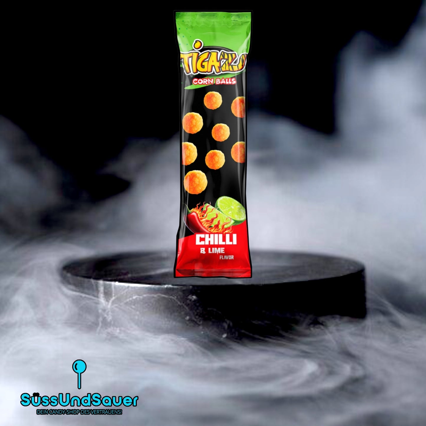 Tigaz Corn Chips Chili & Lime 20g