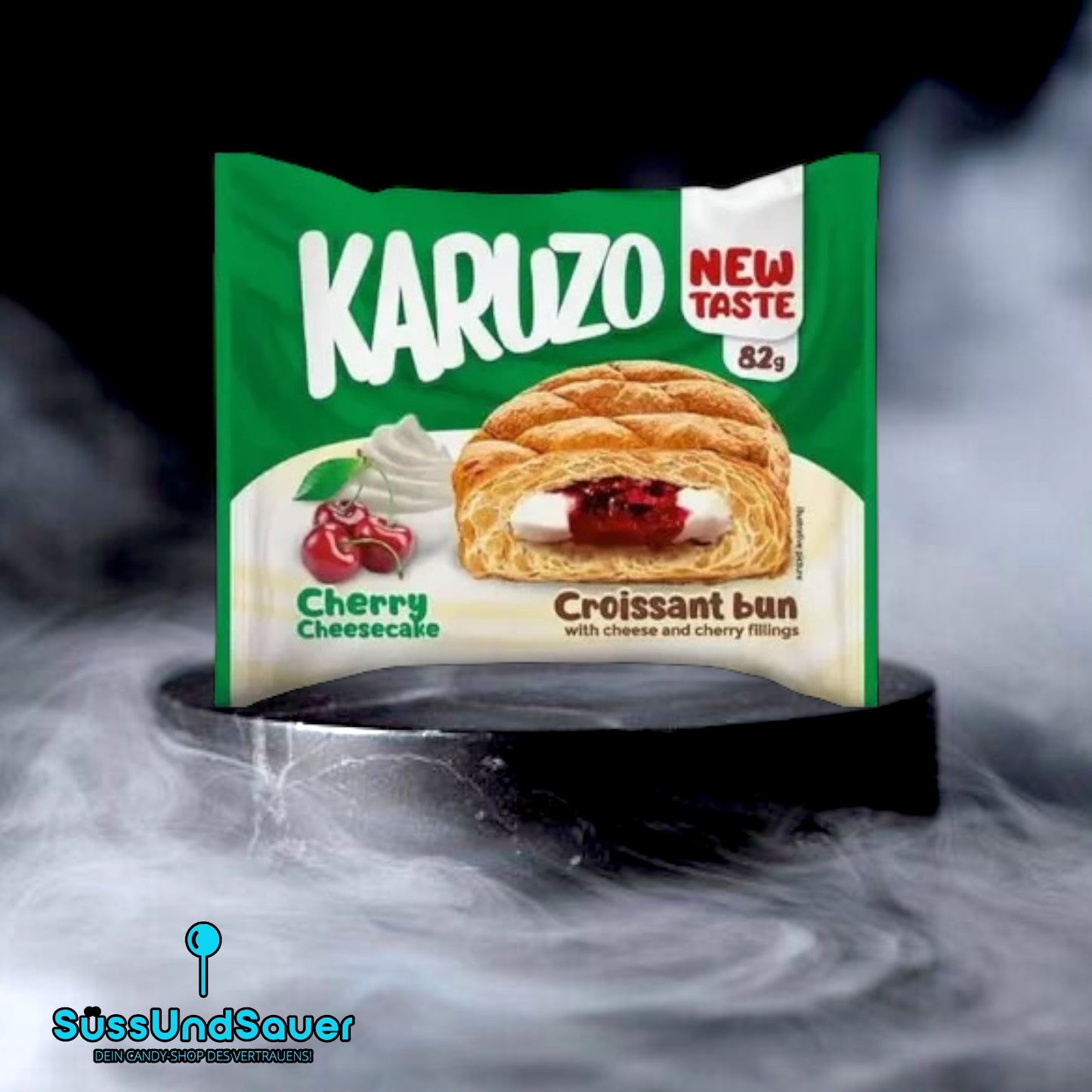 Karuzo Croissant Cherry Cheesecake 82g