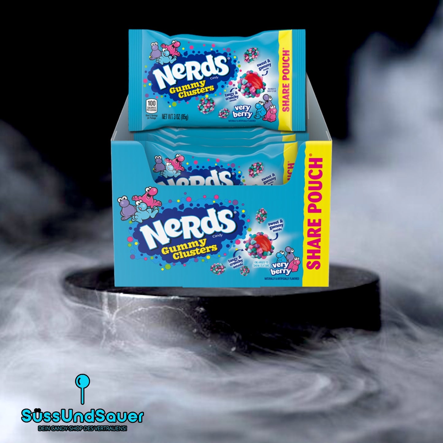 12er Box Nerds Gummy Clusters Very Berry 12x85g