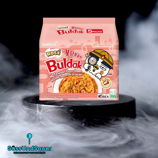 5er Pack Samyang Buldak Hot Chicken Rose 140g