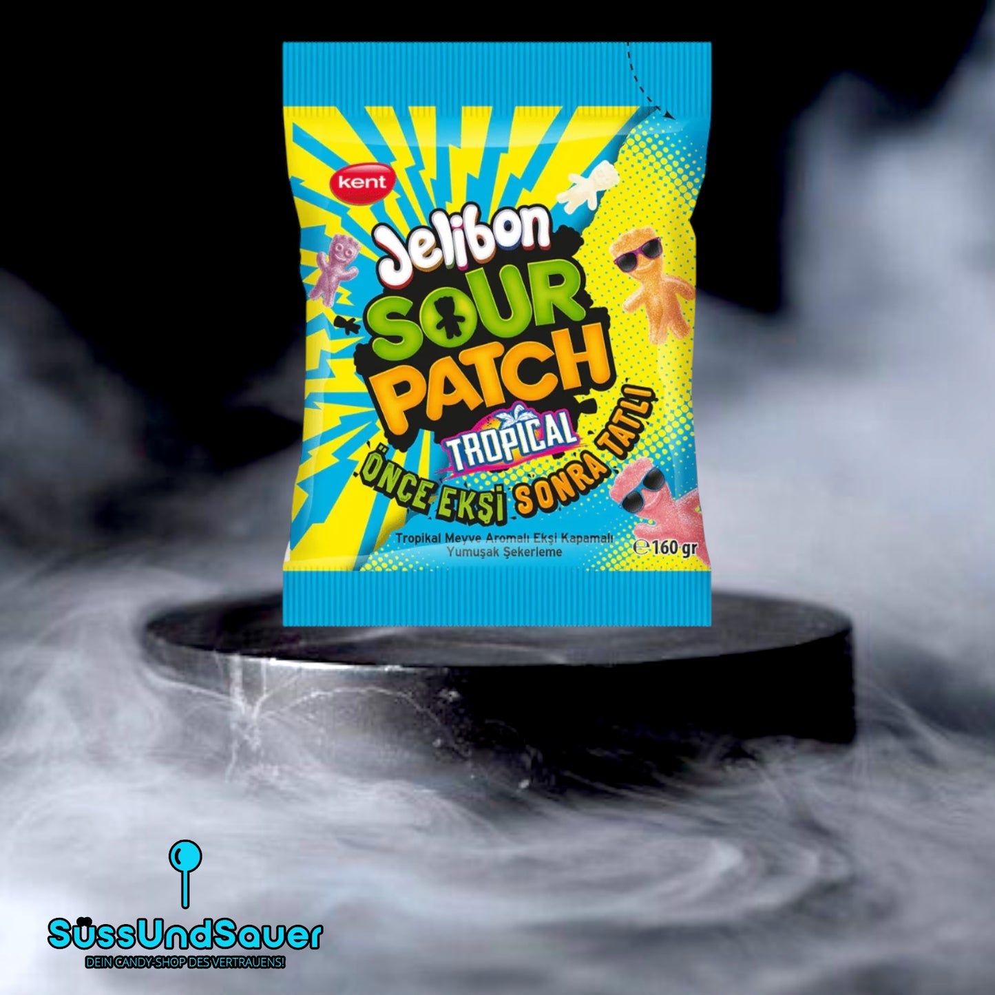 Sour Patch Jellybon Tropical 80g (Halal)