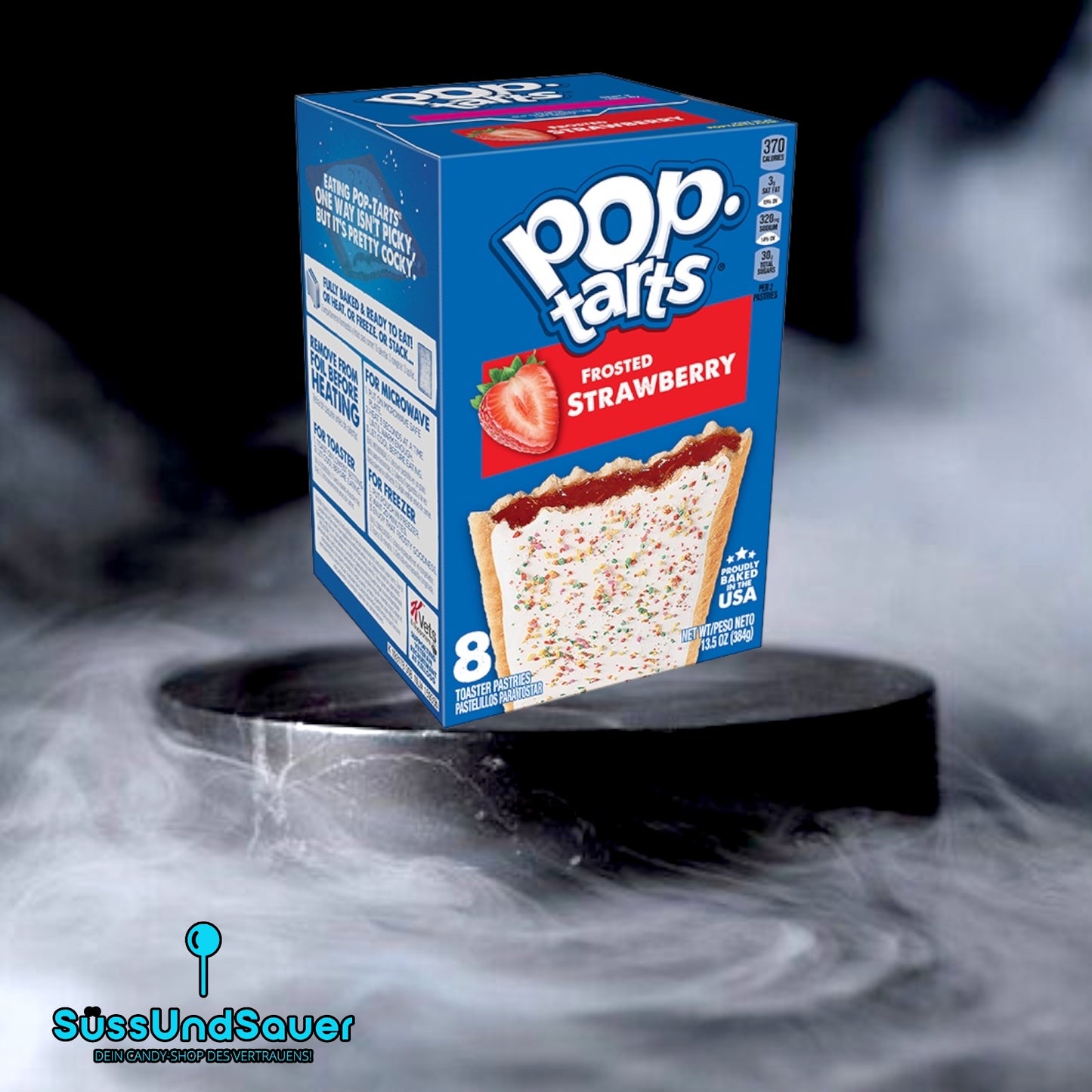 Kelloggs Pop Tarts Frosted Strawberry 384g MHD : 05.10.2024
