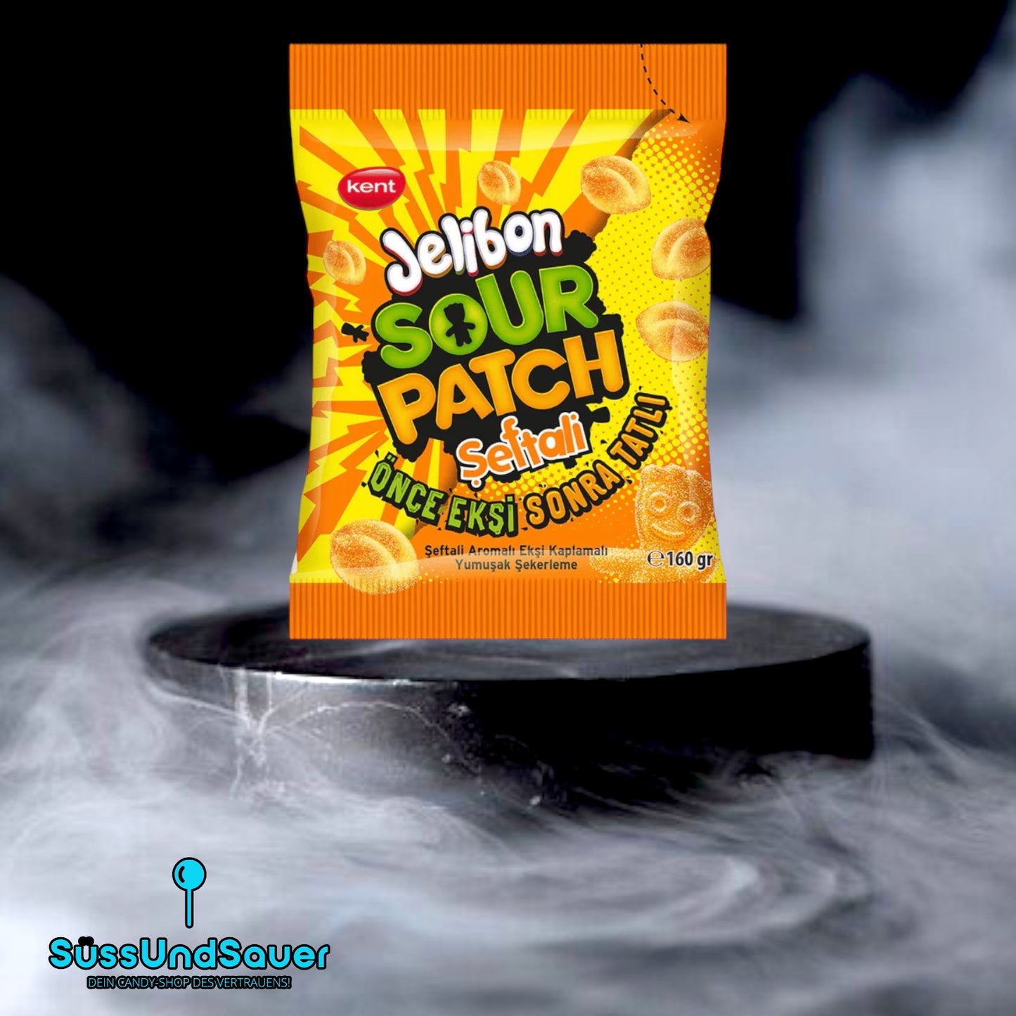 Sour Patch Jellybon Peach 80g (Halal)