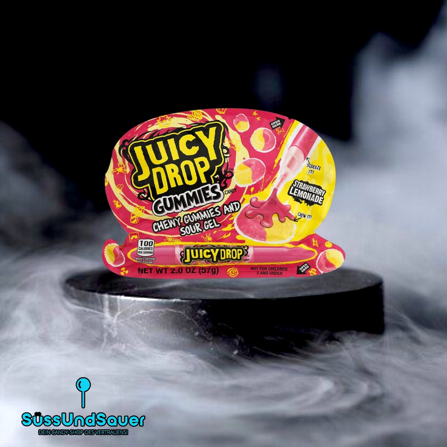 Juicy Drop Gummies Xtreme Strawberry Lemonade 57g