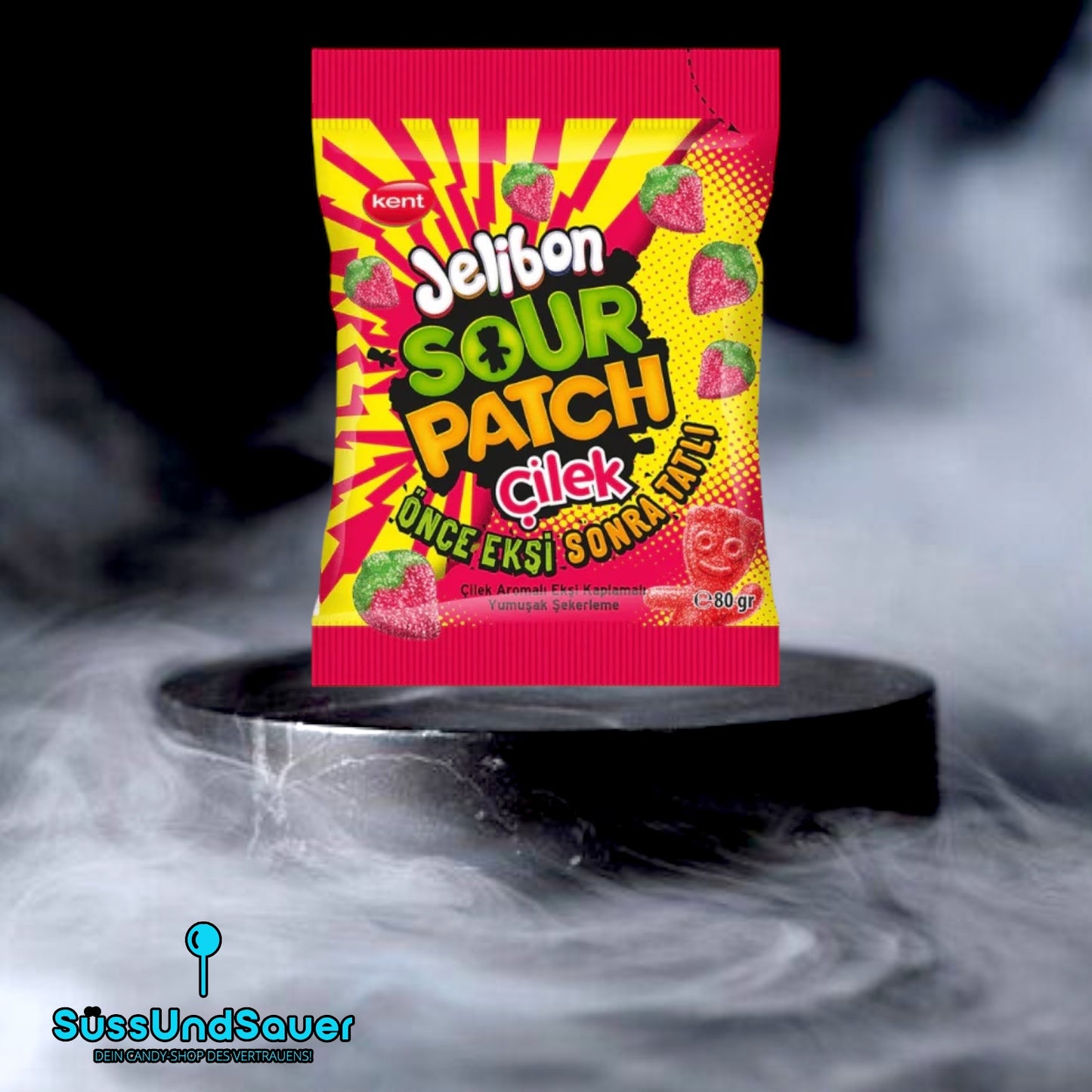 Sour Patch Jellybon Strawberry 80g (Halal)