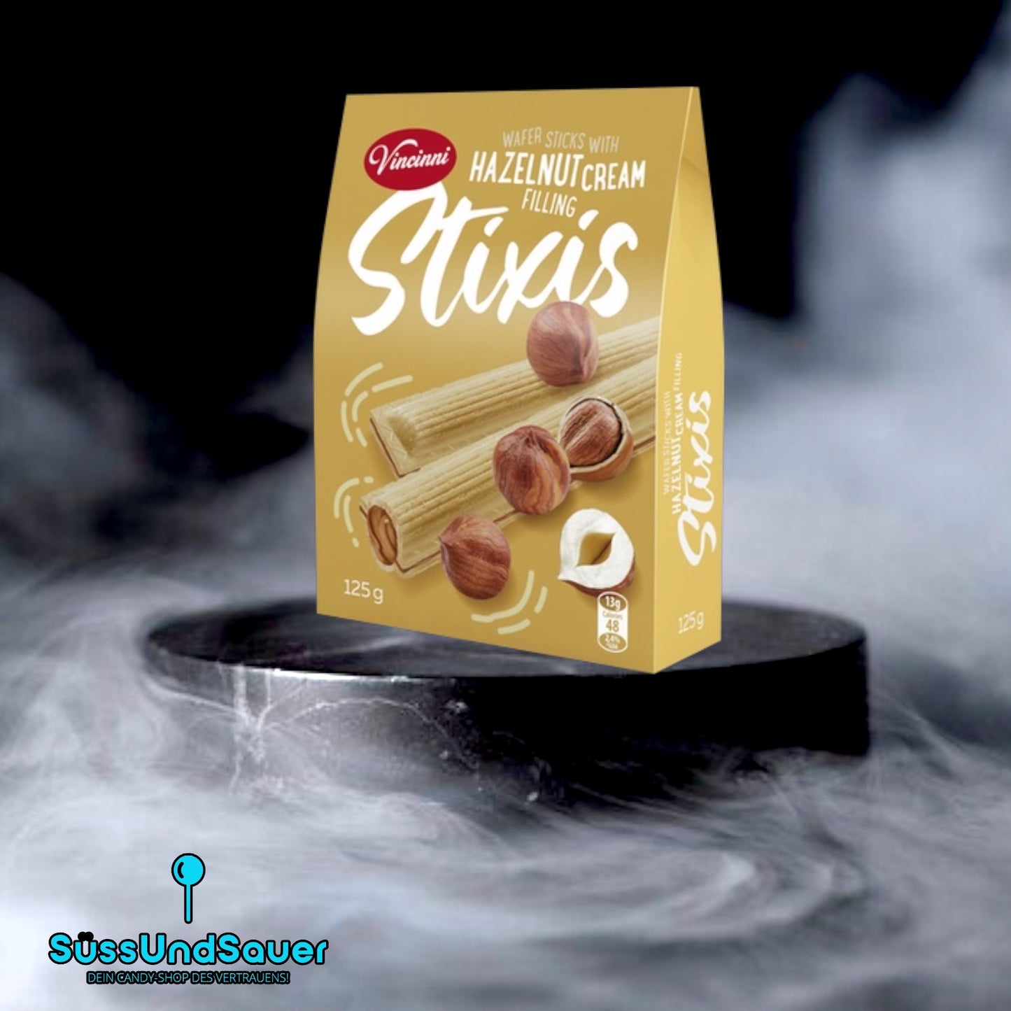 Stixis Wafer Sticks Haselnuss 125g