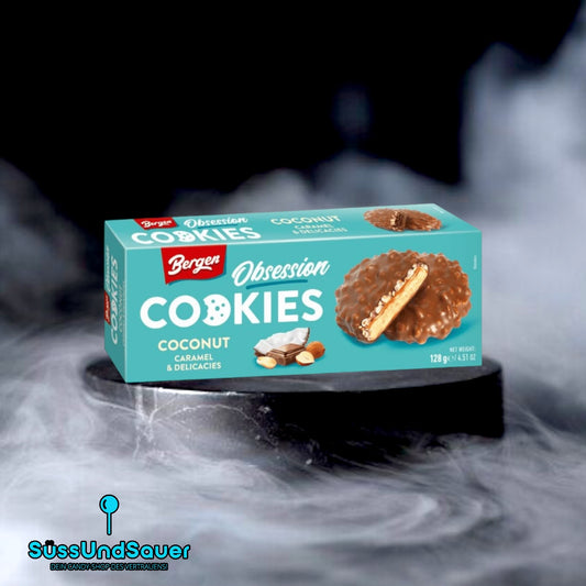 Bergen Cookies Coconut Caramel & Delicacies 128g