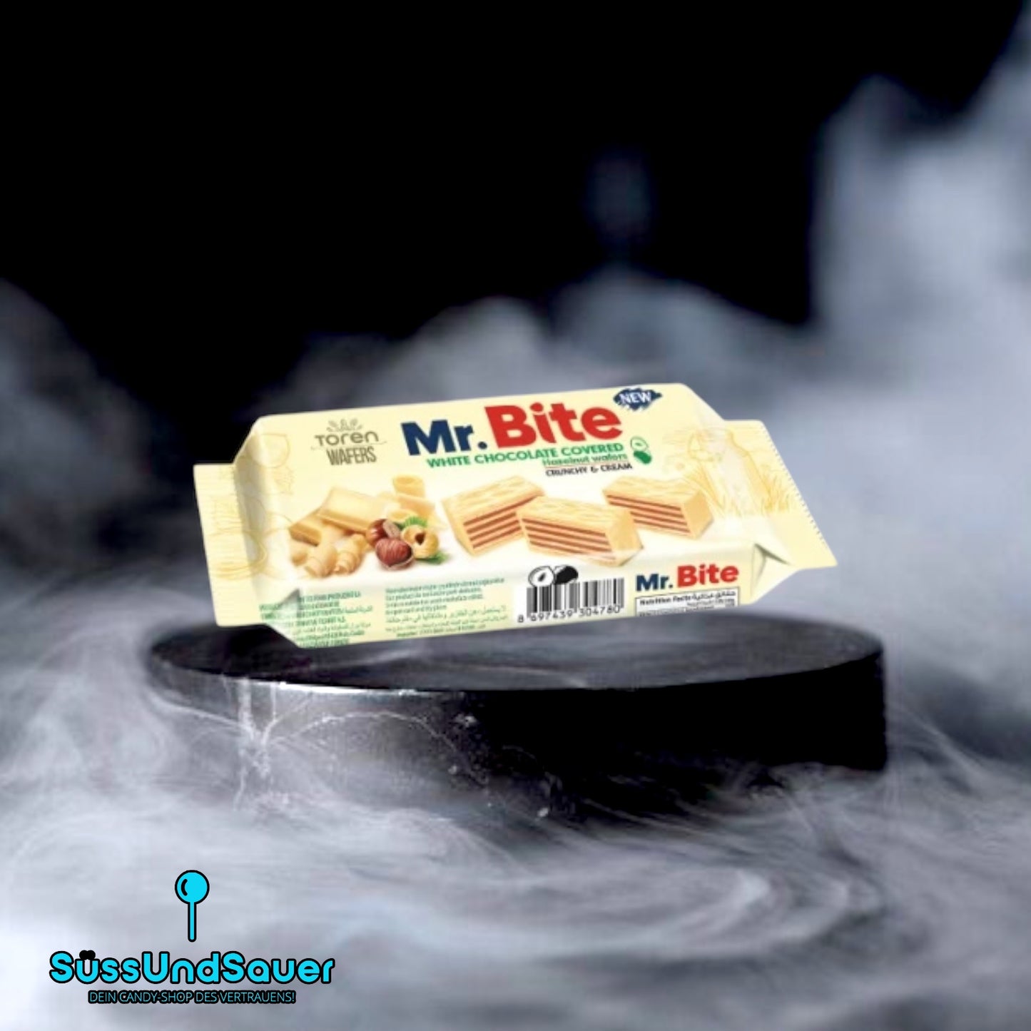 Mr. Bite Wafers White Chocolate 38g