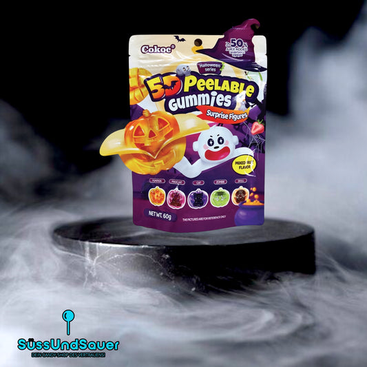 5D Cokoc Peelable Gummies Mixed Fruit Halloween 60g