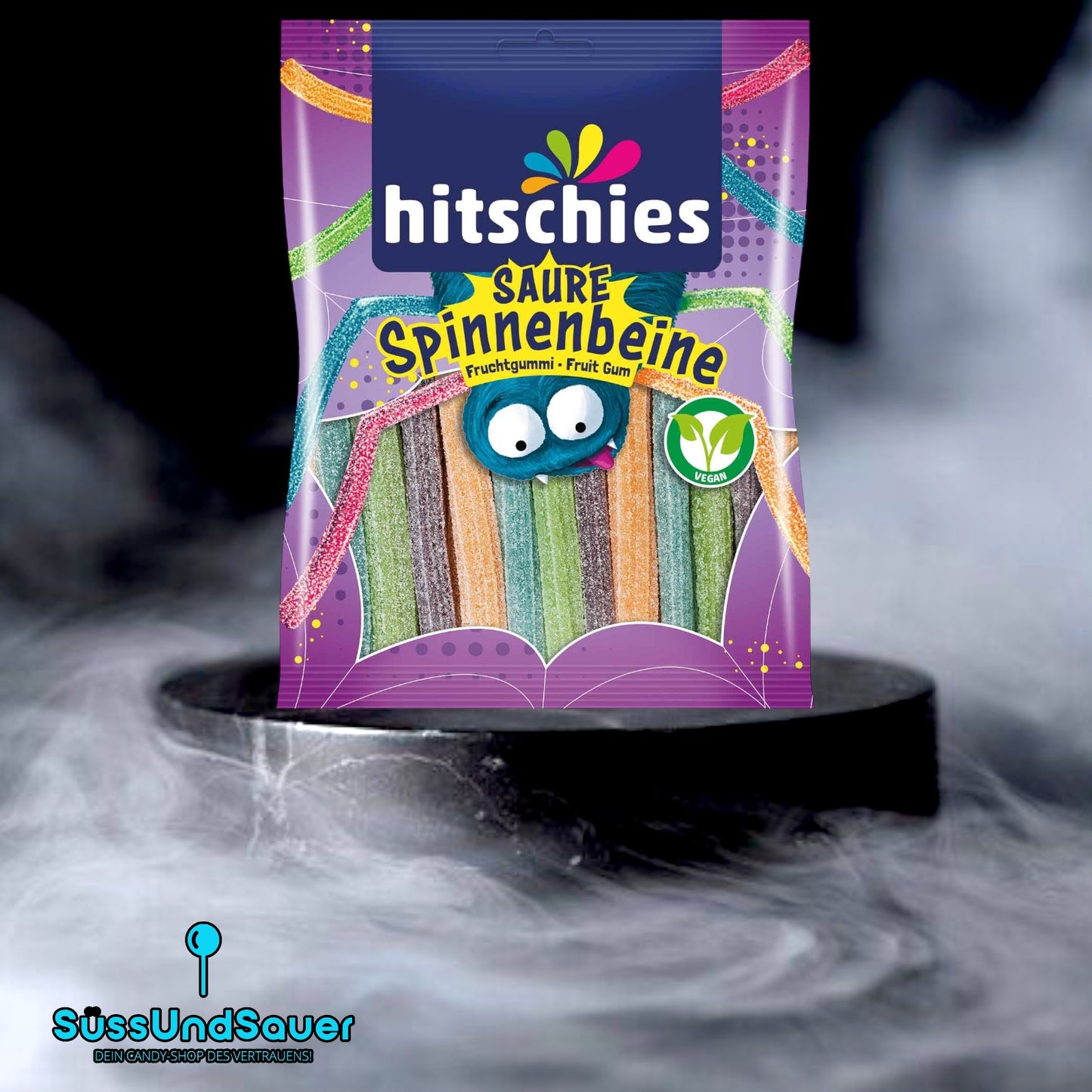 Hitschies Saure Spinnenbeine Bunt vegan 125g