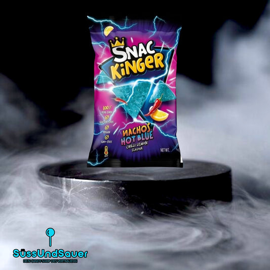 Snac Kinger Nachos Hot Blue Chili Lemon 28g