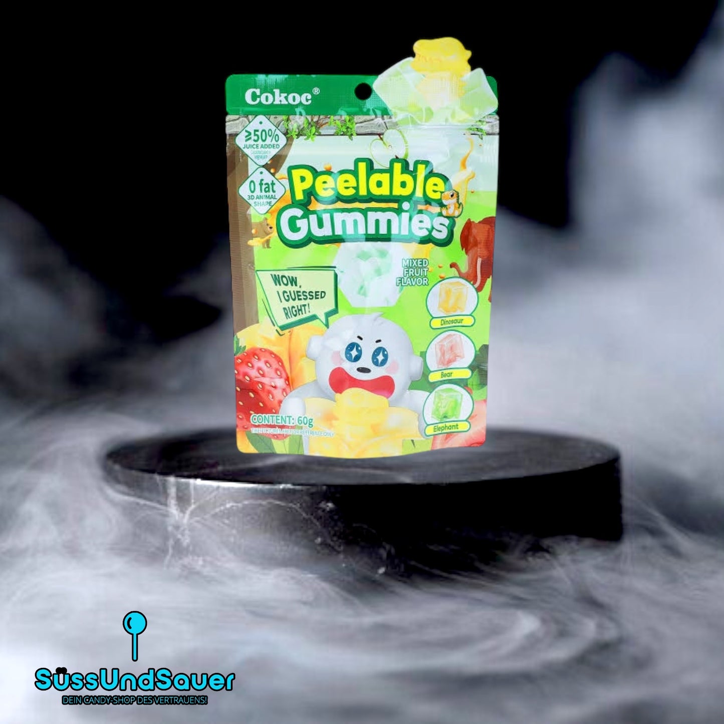 Cokoc Peeling Soft Candy Mixed Fruits 60g
