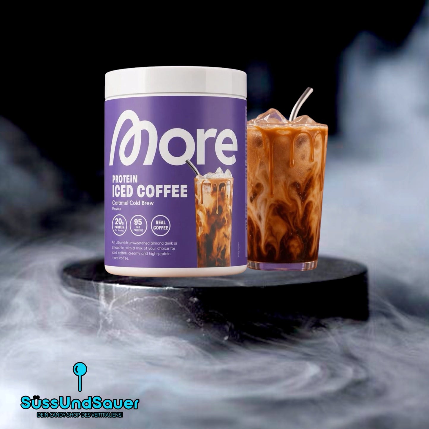 MORE Protein Iced Coffee Caramel Cold Brew 300g