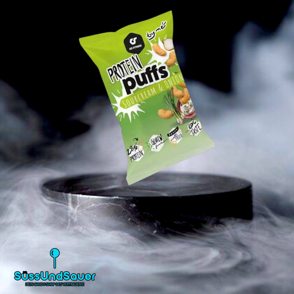 GoFitness Nutrition Protein Puffs Sour Cream & Onion 50g