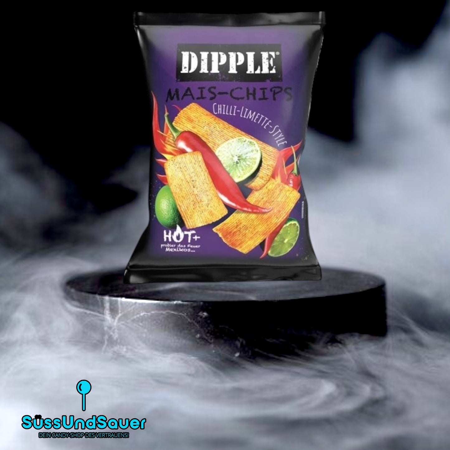 Dipple Mais-Chips Chili-Limette-Style 65g