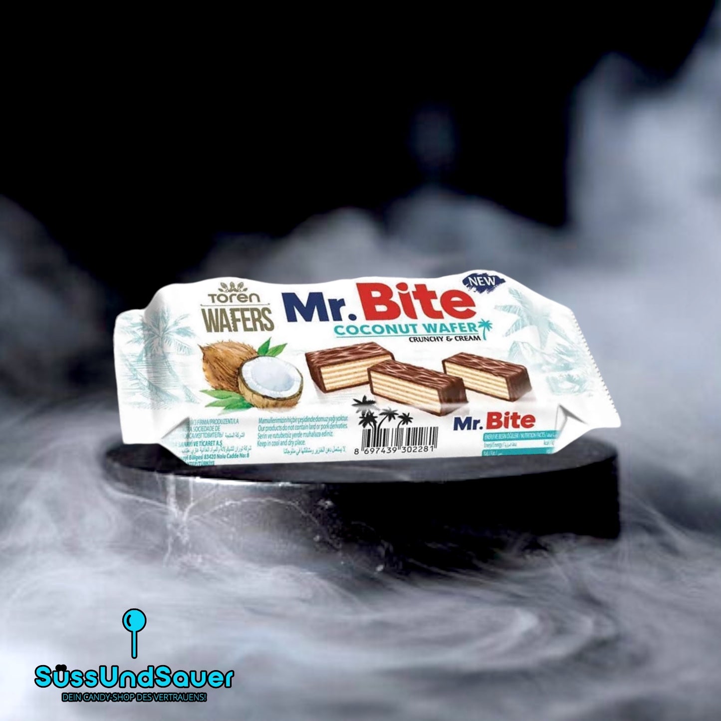 Mr. Bite Wafers Coconut 38g