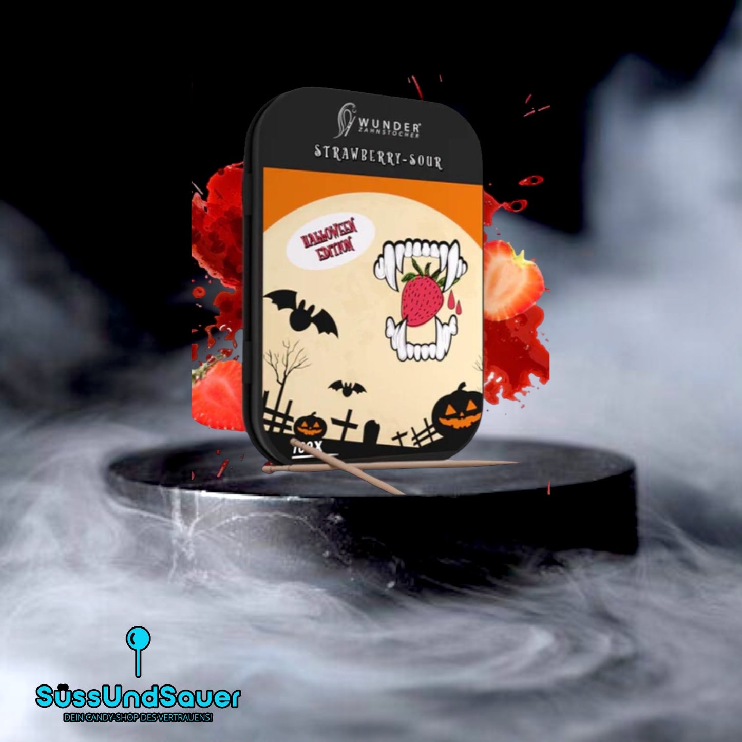 Wunder Zahnstocher Strawberry-Sour Limited Edition 100stk.
