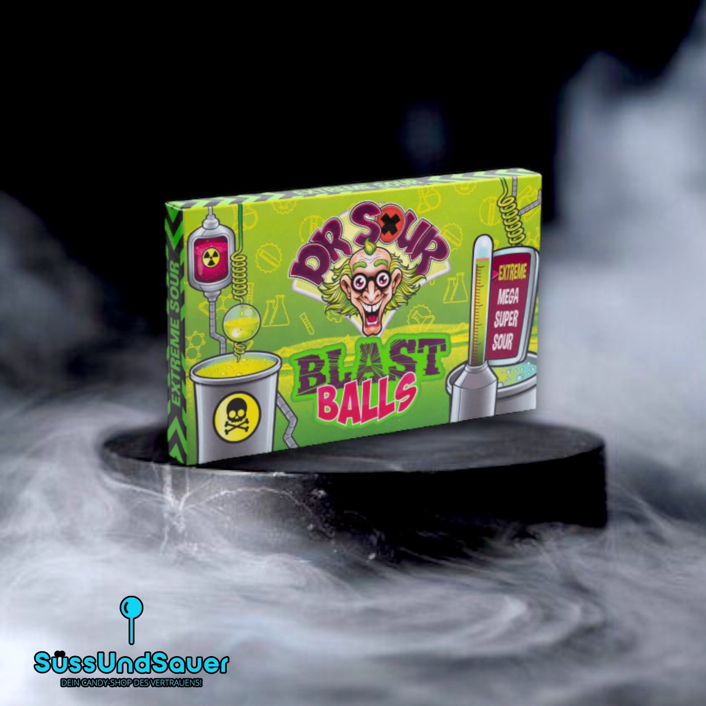 Dr. Sour Blast Balls Theatre Box 90g