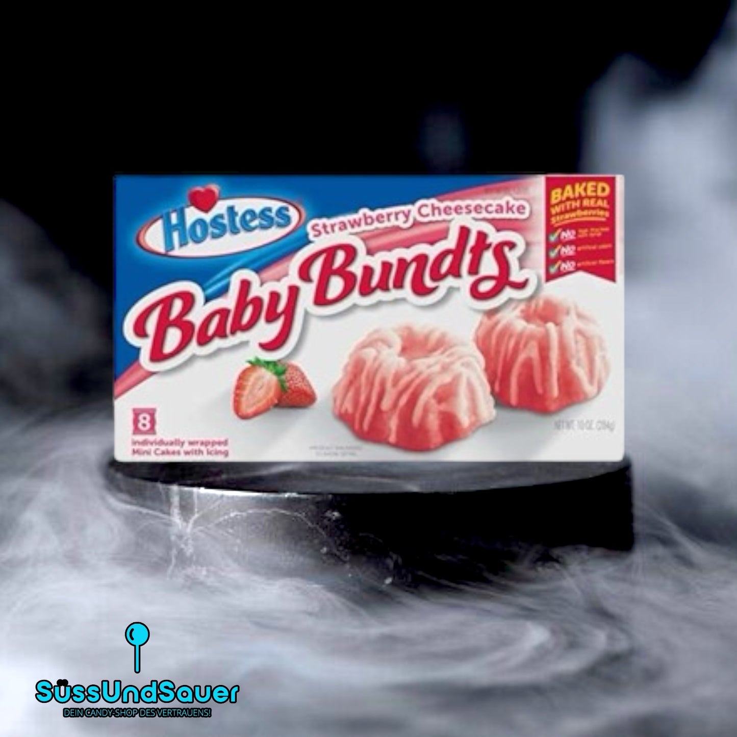 Hostess - Baby Bundts Strawberry Cheesecake 8er (284g)