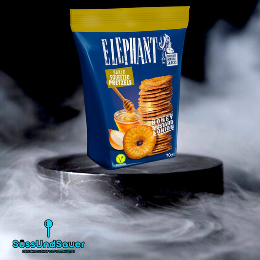 Elephant Pretzels Honey Mustard Onion 70g