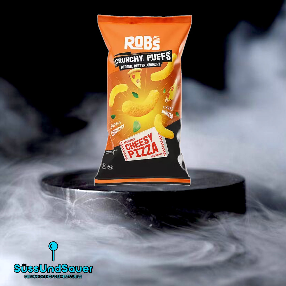 ROB‘s Crunchy Puffs Cheesy Pizza 130g