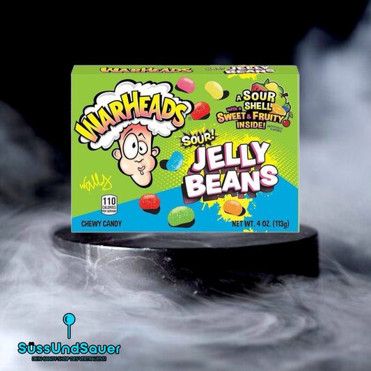 Warheads Sour Jelly Beans 113g