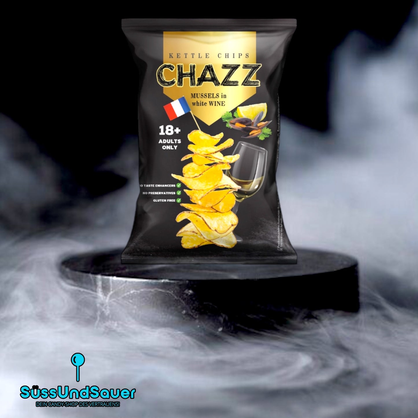 CHAZZ Chips Mussels & White Wine 90g