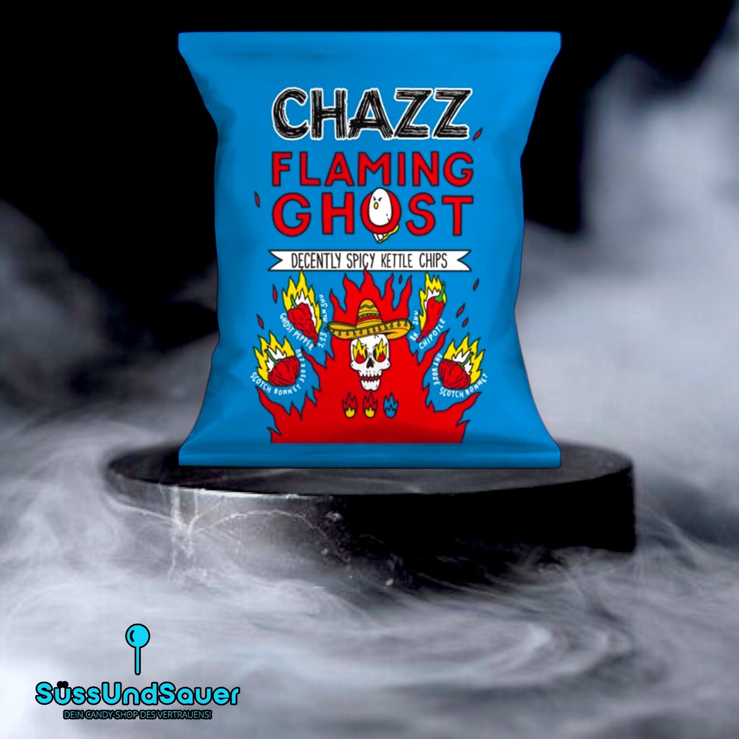 CHAZZ Chips Flaming Ghost Pepper 50g