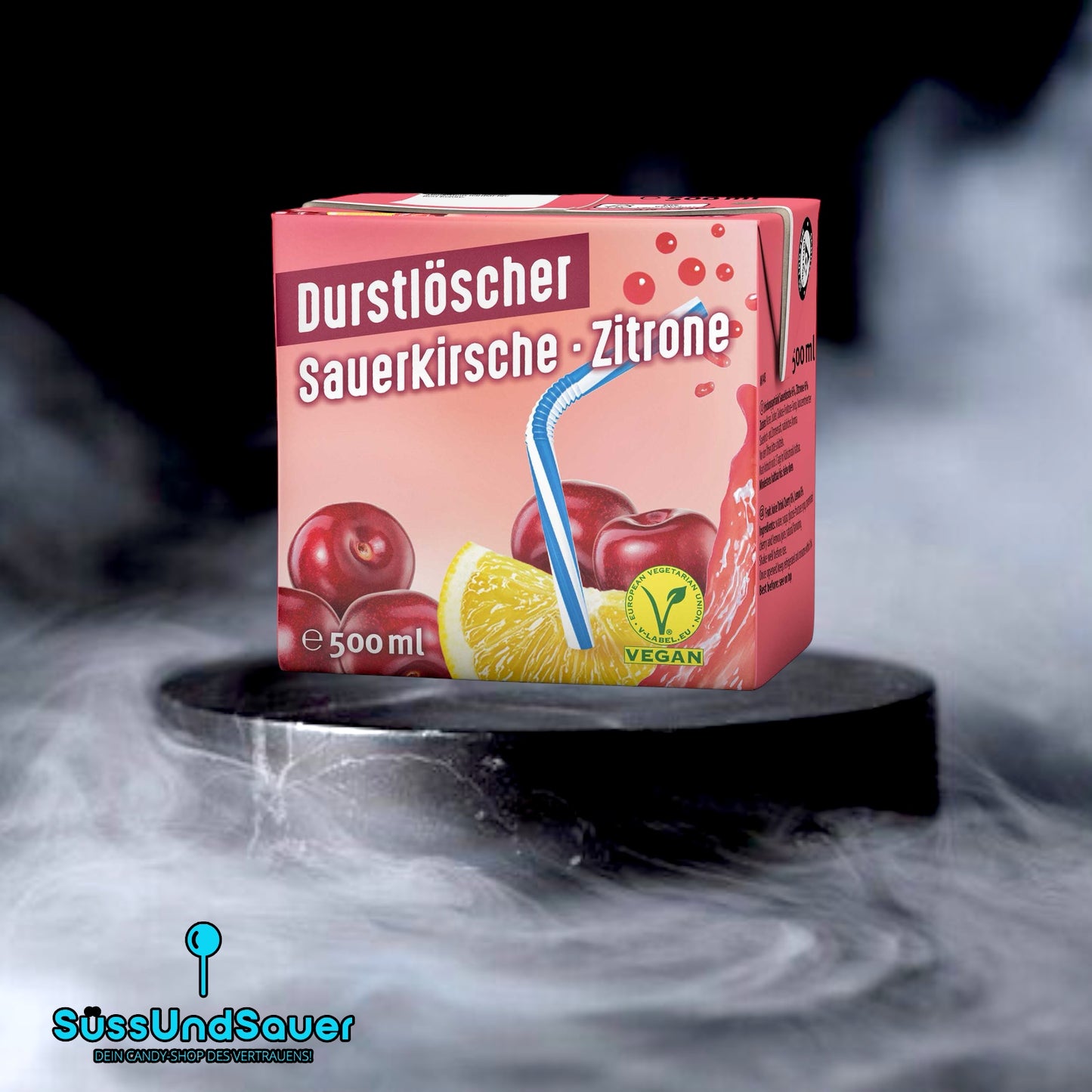 Durstlöscher Sauerkirsche/Zitrone 500ml