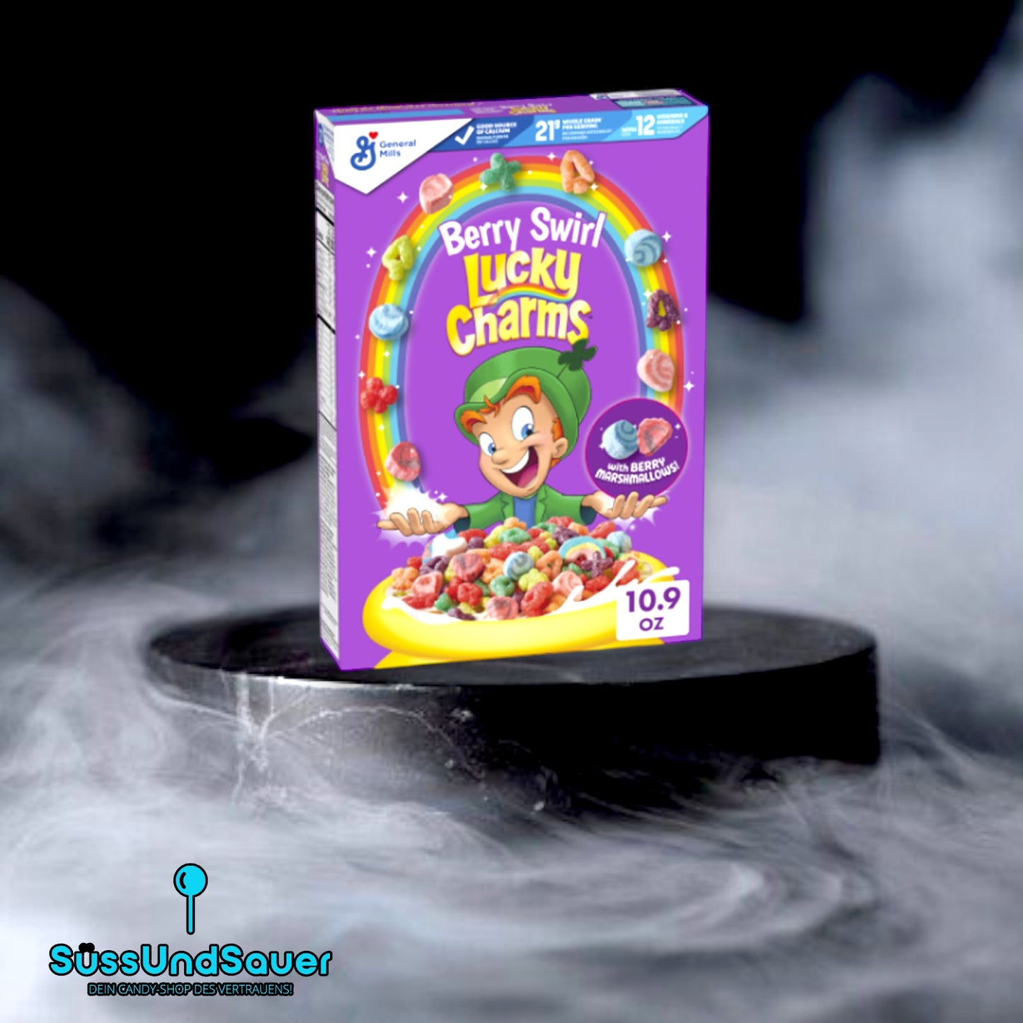 Lucky Charms Berry Swirl Cereal 309g