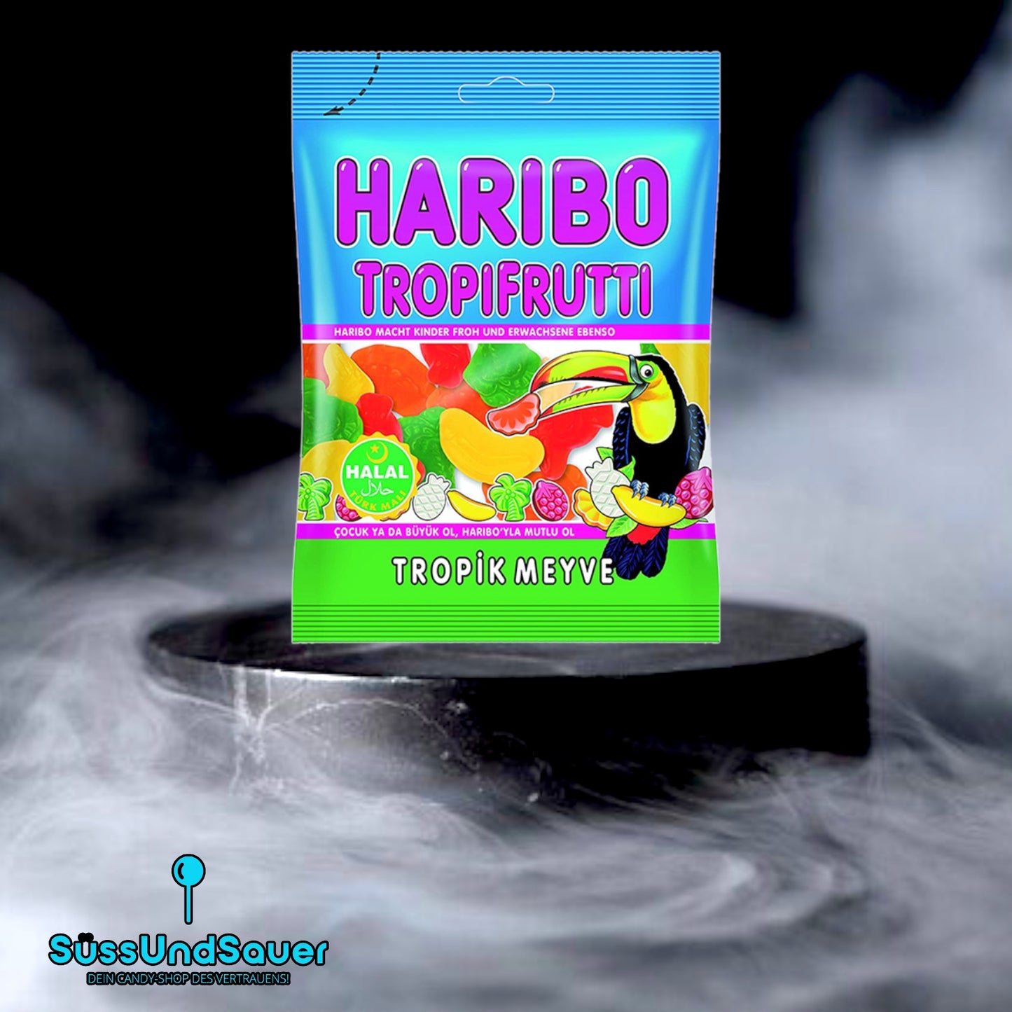 Haribo Tropifrutti 80g (Halal)