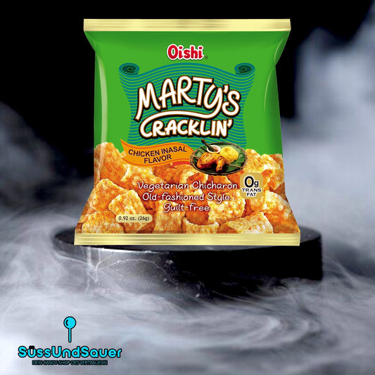 Oishi Martys Crackling Chicken Inasal Chicharon 90g