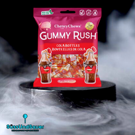 Gummy Rush Cola Bottles 90g (Halal)