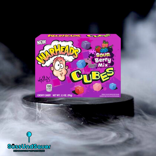 Warheads Sour Berry Mix Cubes 99g