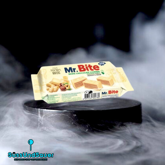 Mr. Bite Wafers White Chocolate 38g