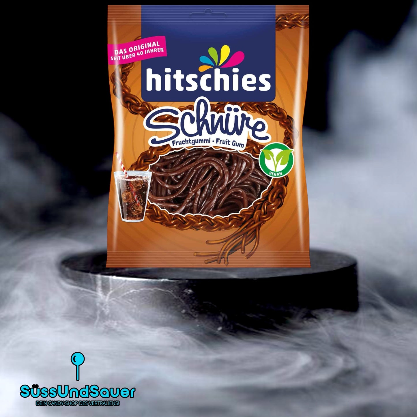 Hitschies Schnüre Cola vegan 125g