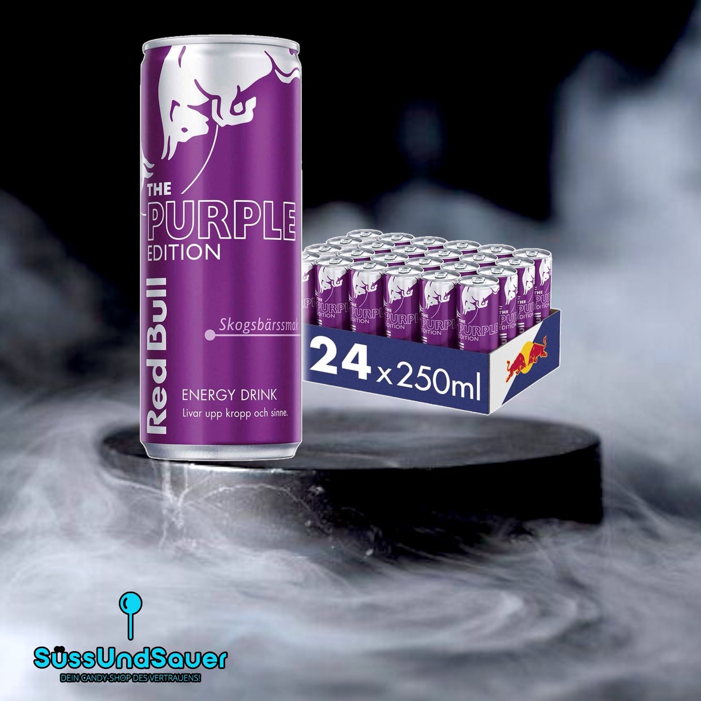 24er-Pack Red Bull Wildberry The Purple Edition Skogsbärssmak 250ml