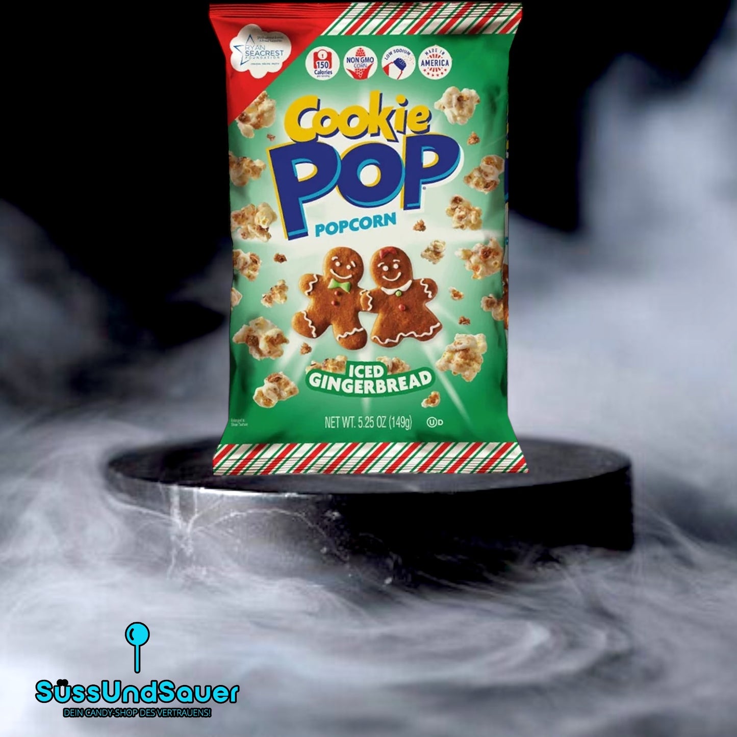 Cookie Pop Popcorn Iced Gingerbread 149g