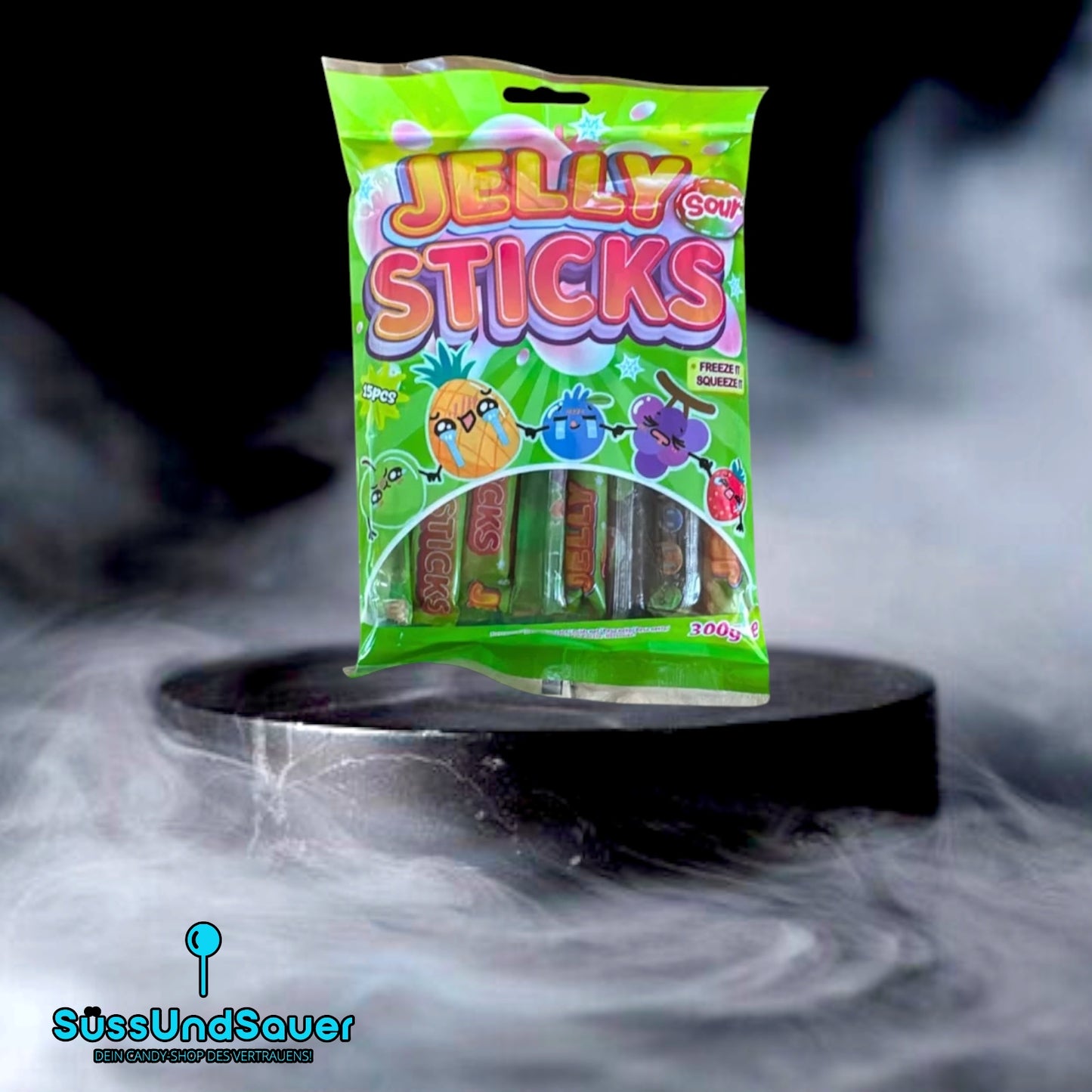 Jelly Sticks Sour 300g
