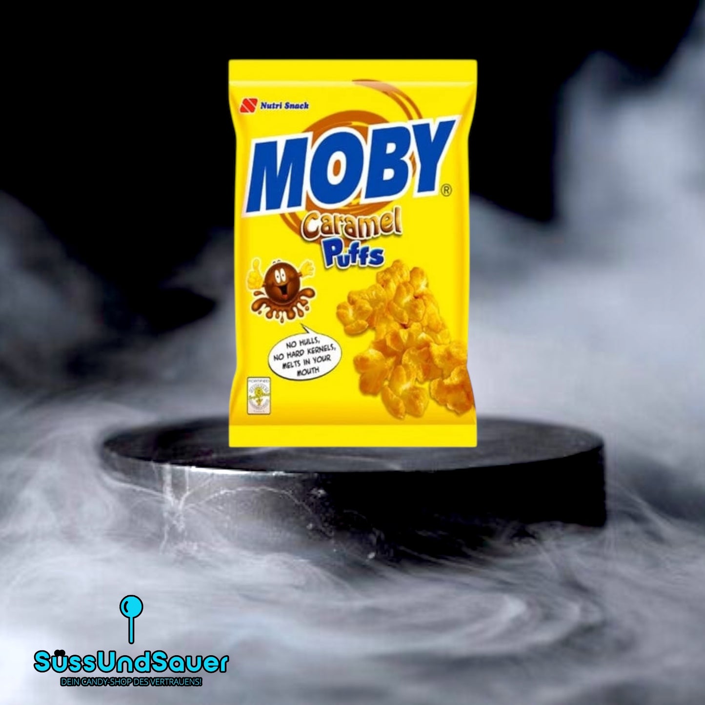 Moby Caramel Puffs 60g