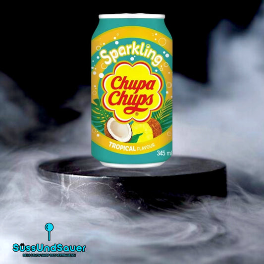 Chupa Chups Sparkling Drink Tropical 345ml