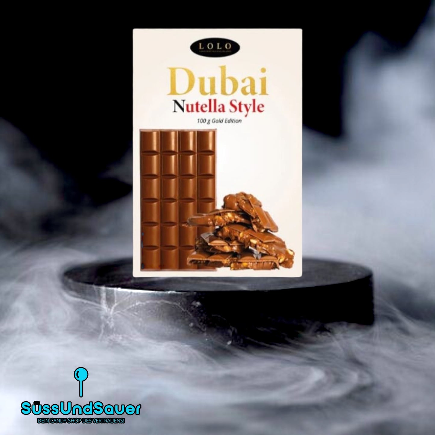 Nutella Dubai Chocolate Gold Pistachio & Knafeh 100g