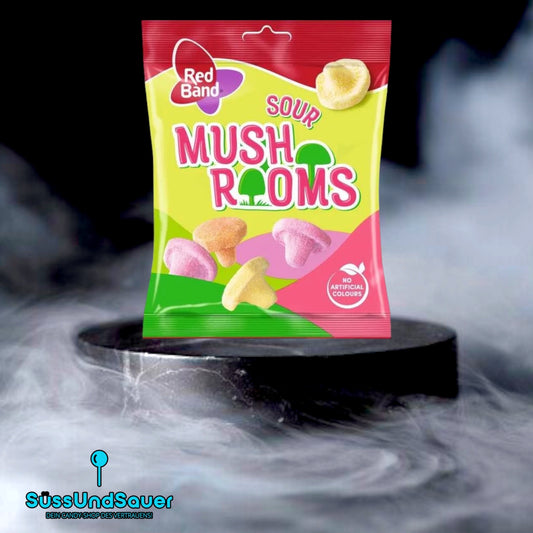 Red Band Sour Mushrooms 100g