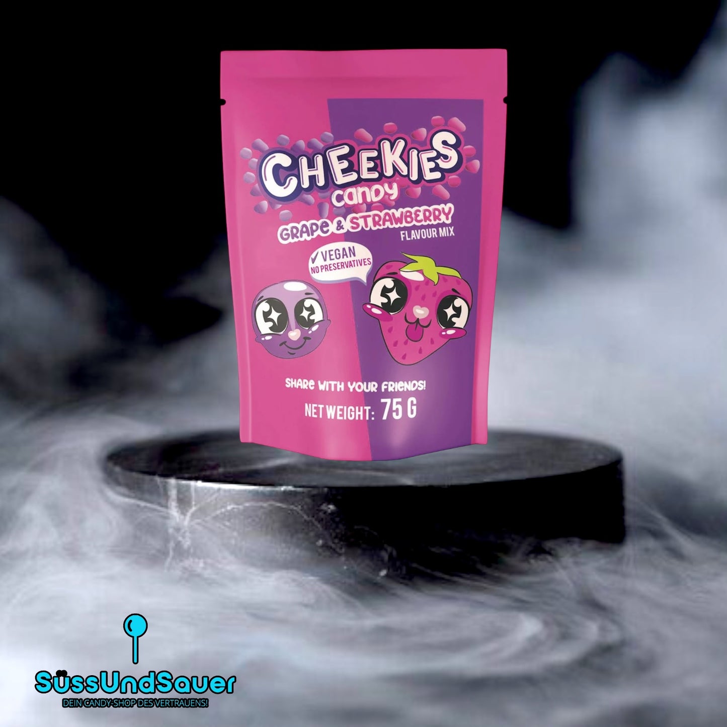 Cheekies Grape & Strawberry 75g