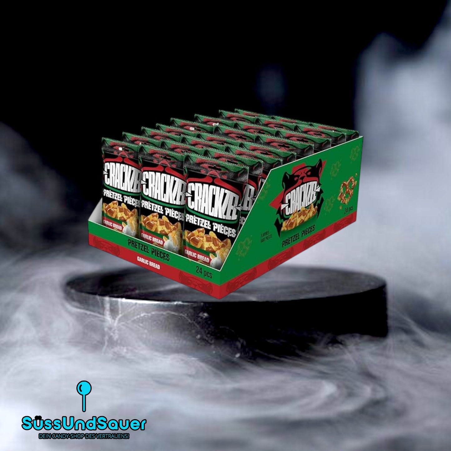 24er Box Crackzel Garlic Bread 24x85g