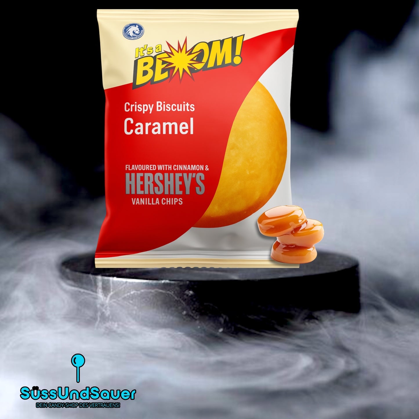It's a BOOM! - Crispy Biscuits Caramel 20g
