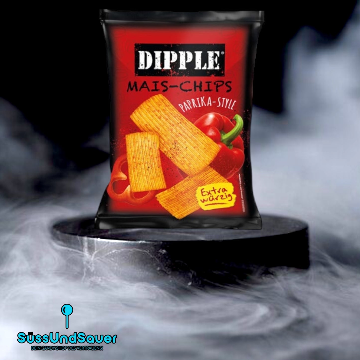 Dipple Mais-Chips Paprika 90g