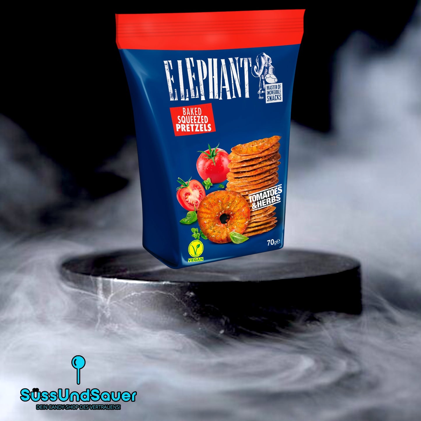 Elephant Pretzels Tomate & Kräuter 70g